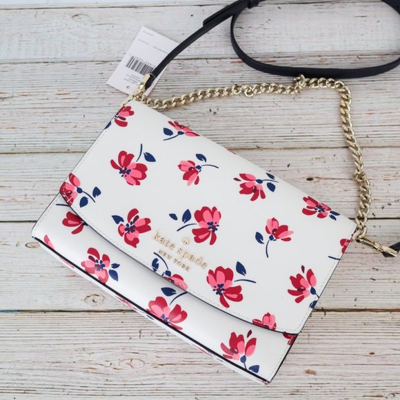 NWT Kate Spade Carson Tea Garden Toss Crossbody - Picture 8 of 10